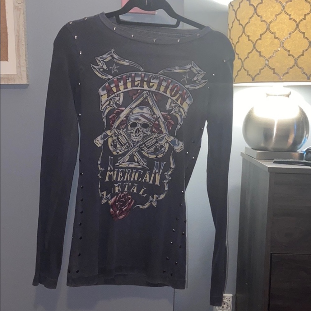 Women’s Affliction long sleeve top